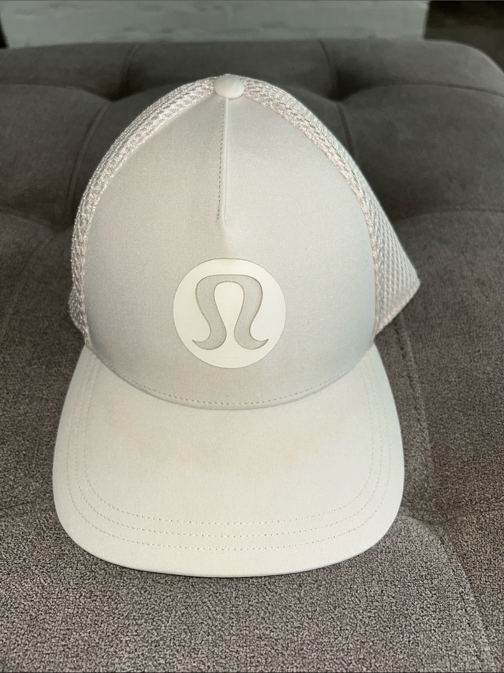 lululemon athletica White Mesh Trucker Hat